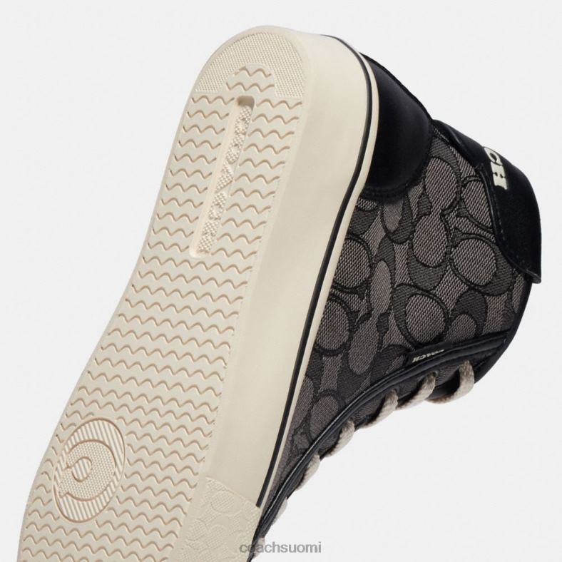 Coach naiset Citysole korkeatasoiset lenkkarit tunnusomaista jakardia savu hiili/musta VF6B6430