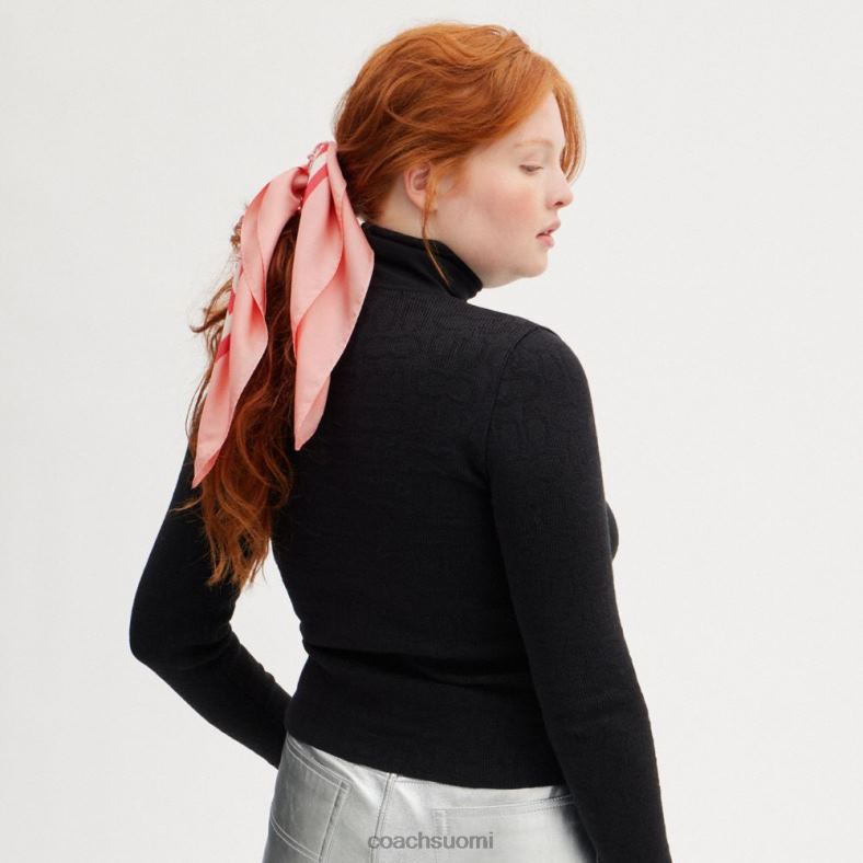 Coach naiset hevos- ja vaunukuvioinen silkki neliönmuotoinen huivi purukumi VF6B6592