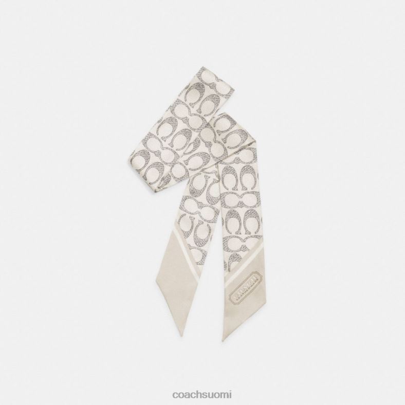 Coach naiset vintage signature print silkki laiha huivi höyryä VF6B6590