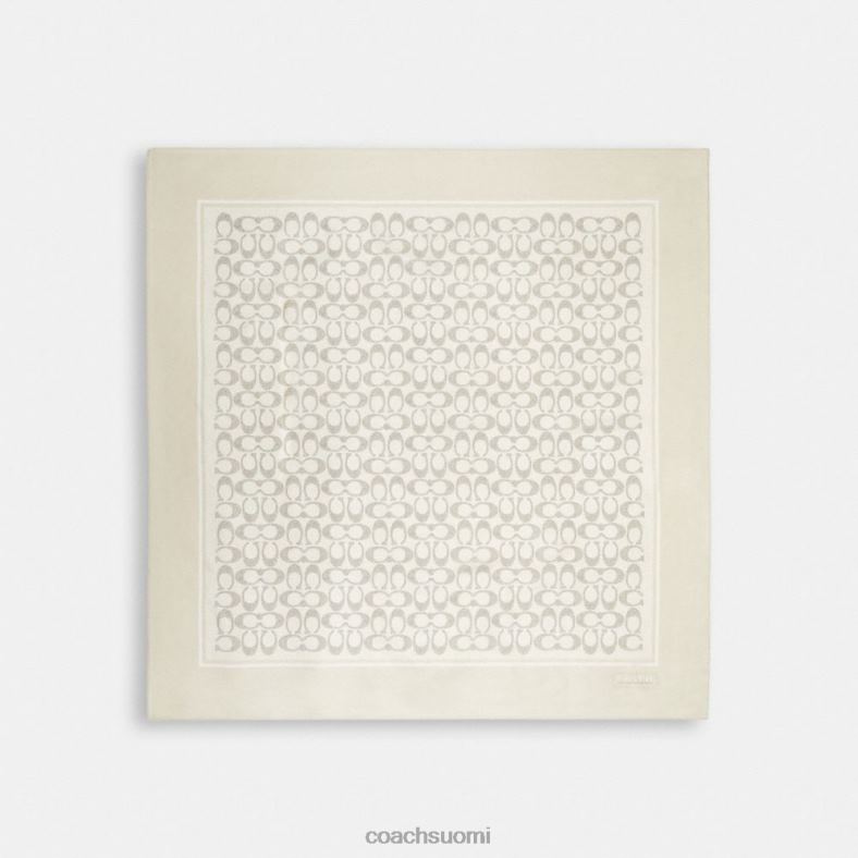 Coach naiset vintage signature print silkki neliön huivi höyryä VF6B6585