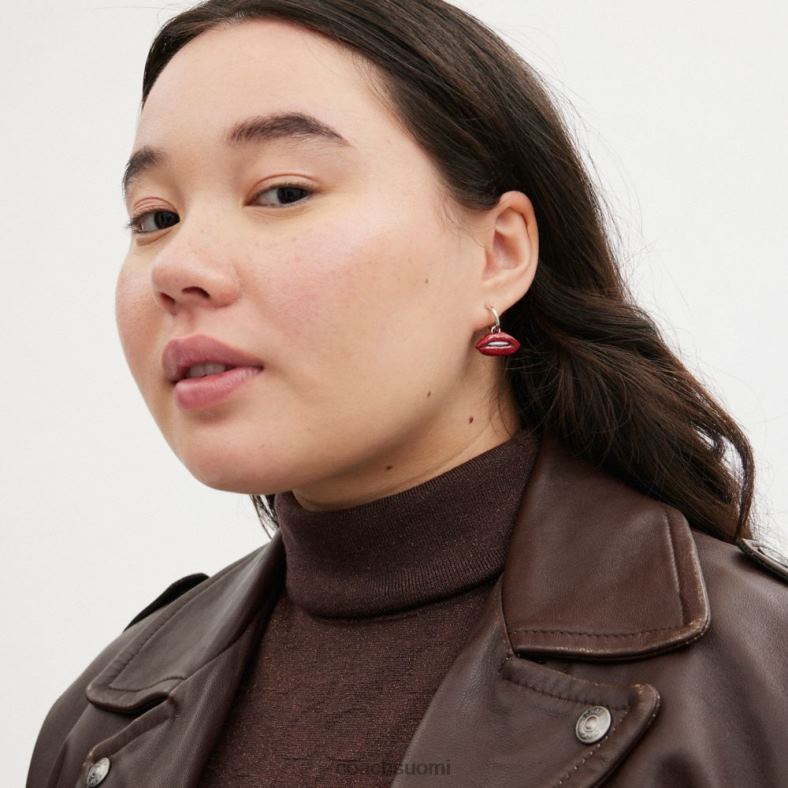 Coach naiset tikkari ja huulet eivät täsmää korvakoruihin hopea/multi VF6B6532