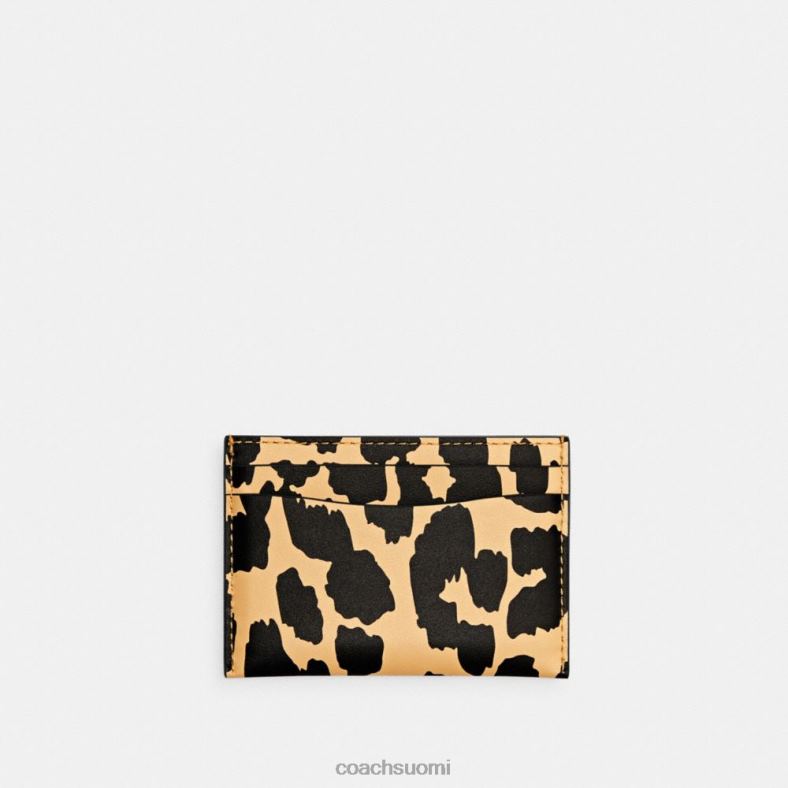 Coach naiset korttikotelo, jossa leopardiprintti b4/leopardi VF6B6382