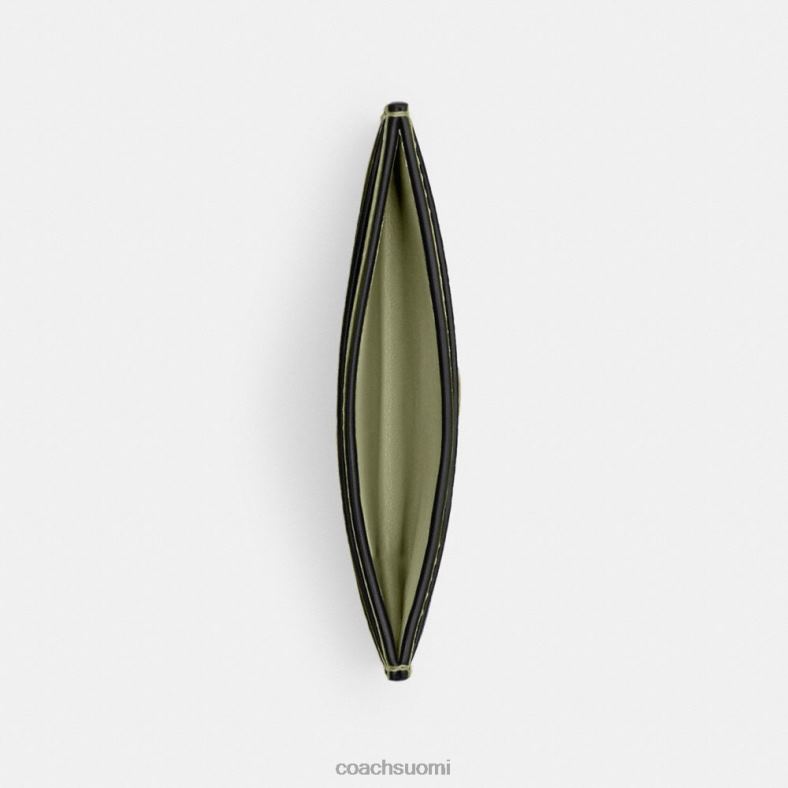 Coach naiset välttämätön korttikotelo b4 / sammal VF6B6369