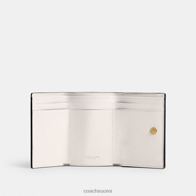Coach naiset välttämätön mini kolminkertainen lompakko b4/liitu VF6B6351
