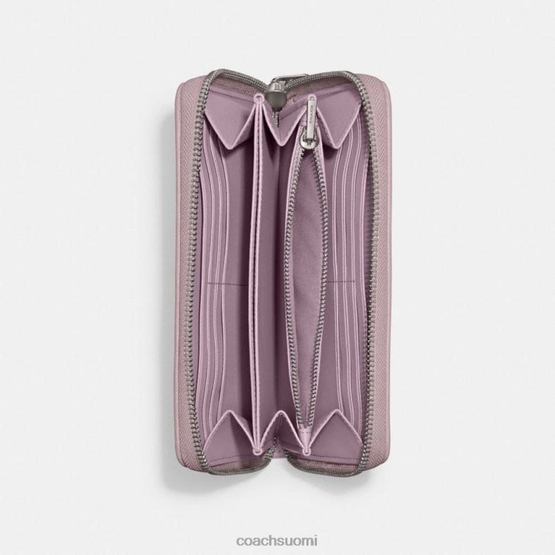 Coach naiset haitari vetoketjullinen lompakko farkkukangasta lh/vaalean violetti VF6B6325