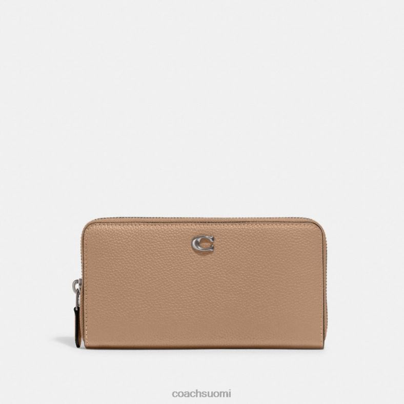 Coach naiset haitari vetoketjullinen lompakko lh/taupe VF6B6323